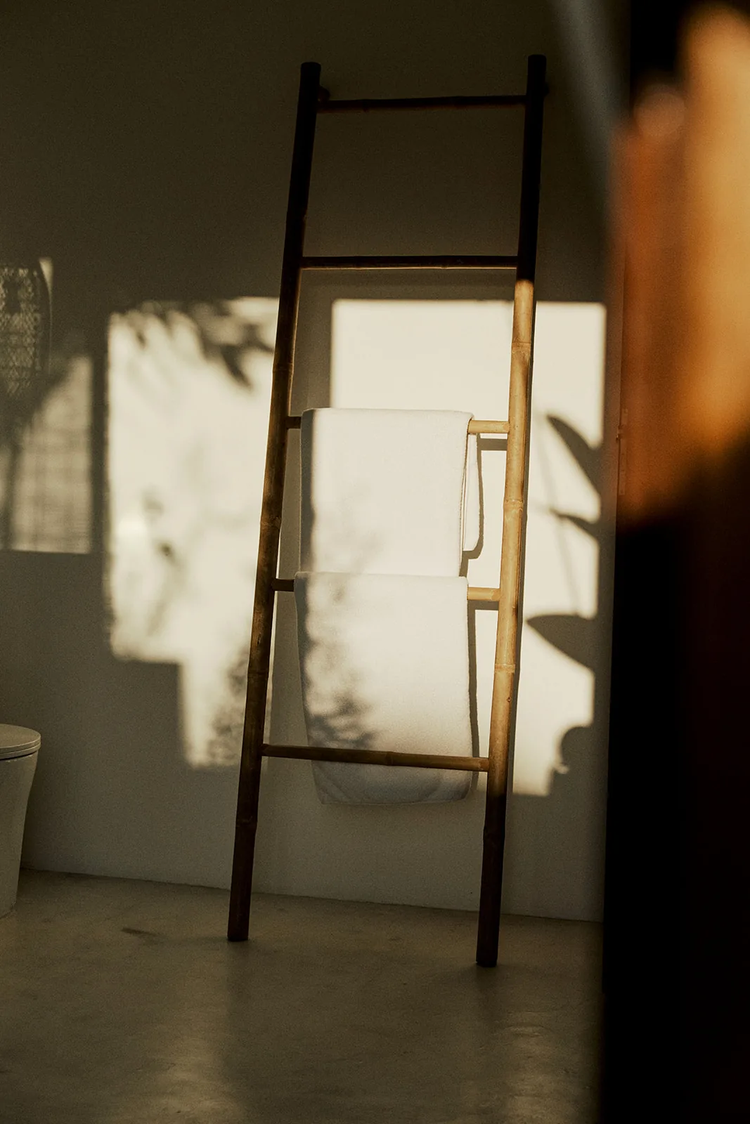 Morning light and soft shadows in a quiet corner of the villa